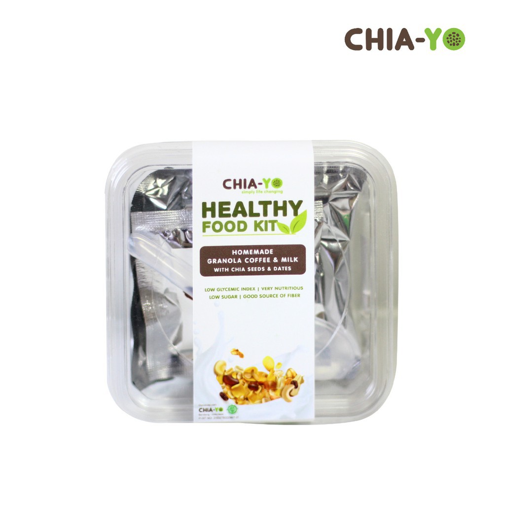

Granola Healthy Food Kit Chiayo - Coffee (Lengkap dengan Susu)