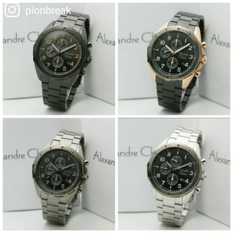 Jam Tangan Alexandre Christie Pria  Rantai 6556 | AC6556 | AC 6556 ORIGINAL