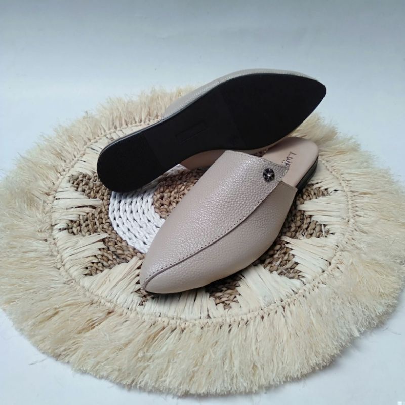 flat shoes wanita 100% asli kulit Tutong atau Bustong wanita