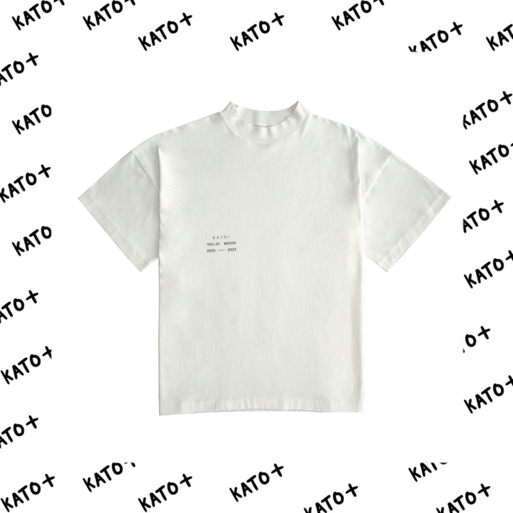 WOOD WHITE OVERSIZED TEE (Kaos Oversized)