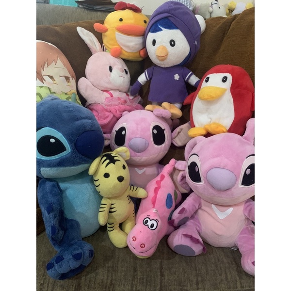 Boneka/Boneka Anak/Boneka stitch angel/boneka stitch/boneka pororo/boneka pinguin/boneka dinosaurus/