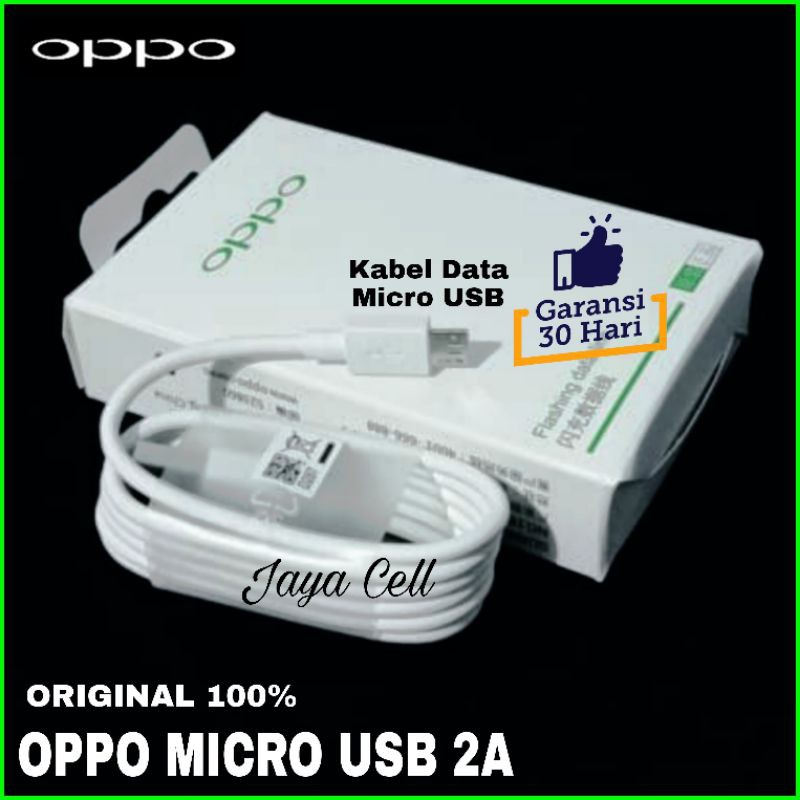Kabel Data Oppo A3s A5s A1K Original 100% Micro USB 2A