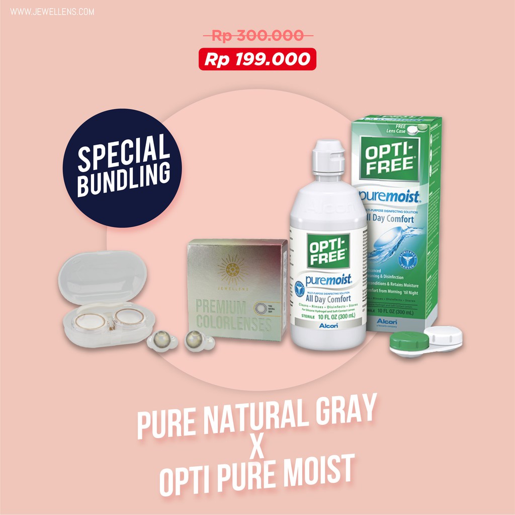 OPTIFREE X JEWELLENS (PURE NATURAL GRAY)