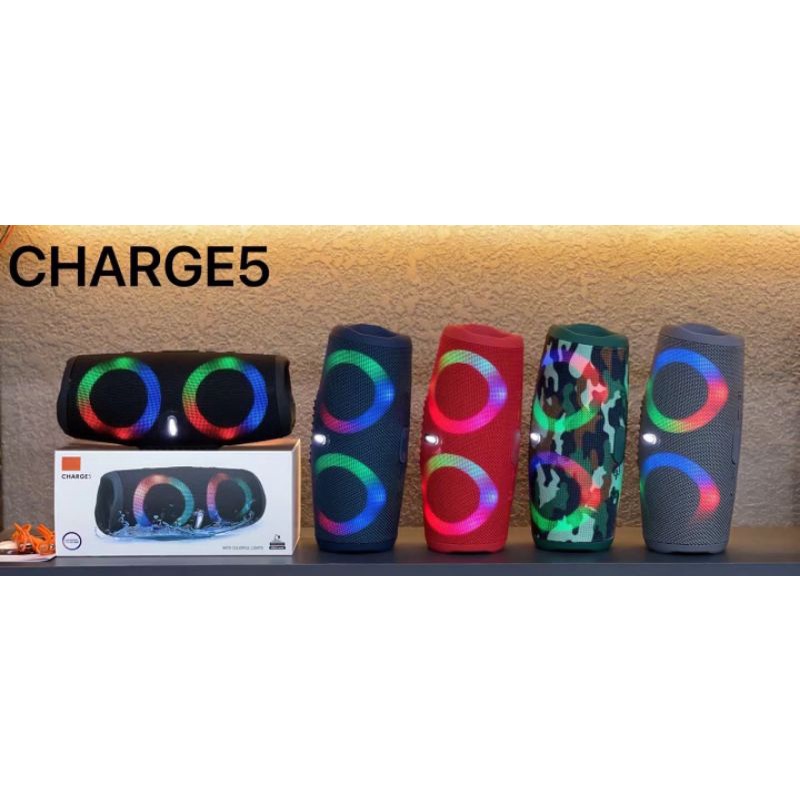 【33LV.ID】Charge5 Wireless Bluetooth 5.1 Speaker Charge 5 IPX7 Portable