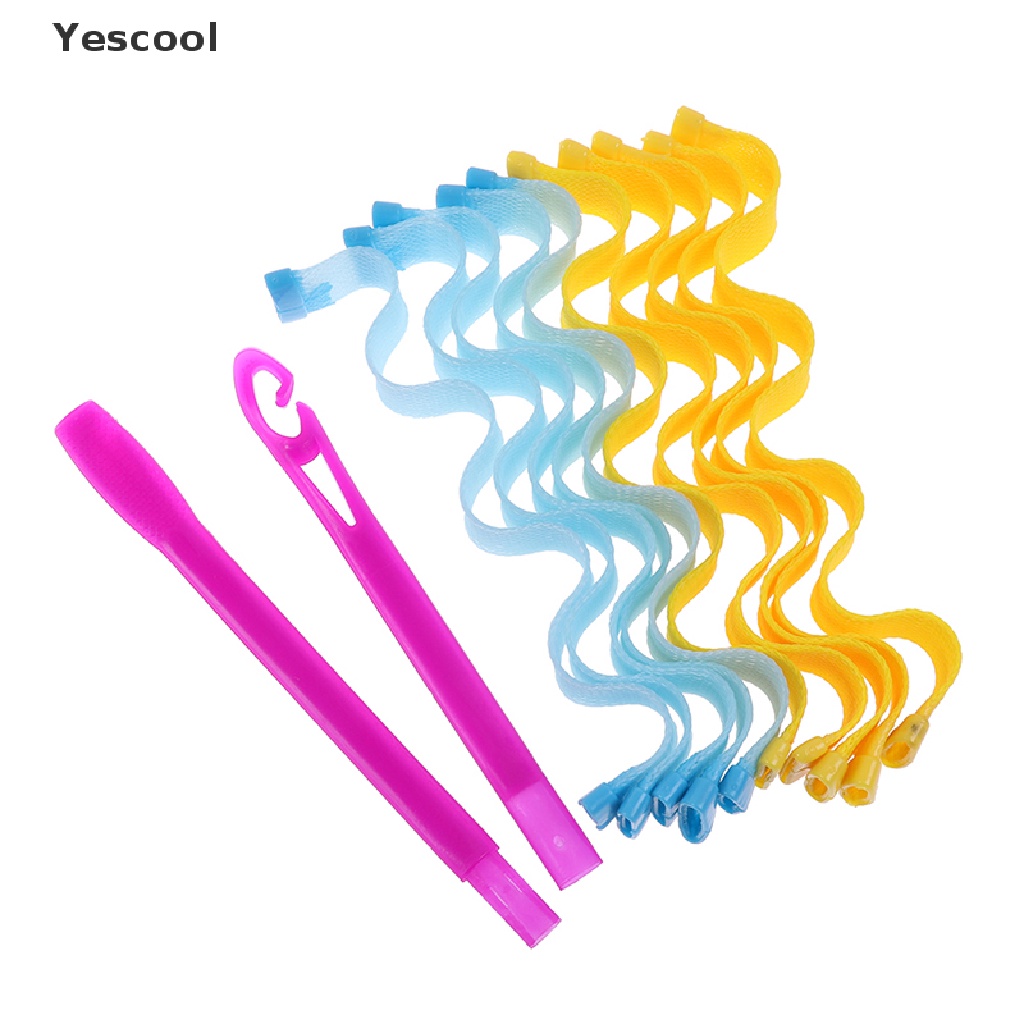 Yescool 10pcs Alat Pengeriting Rambut Ajaib 30cm