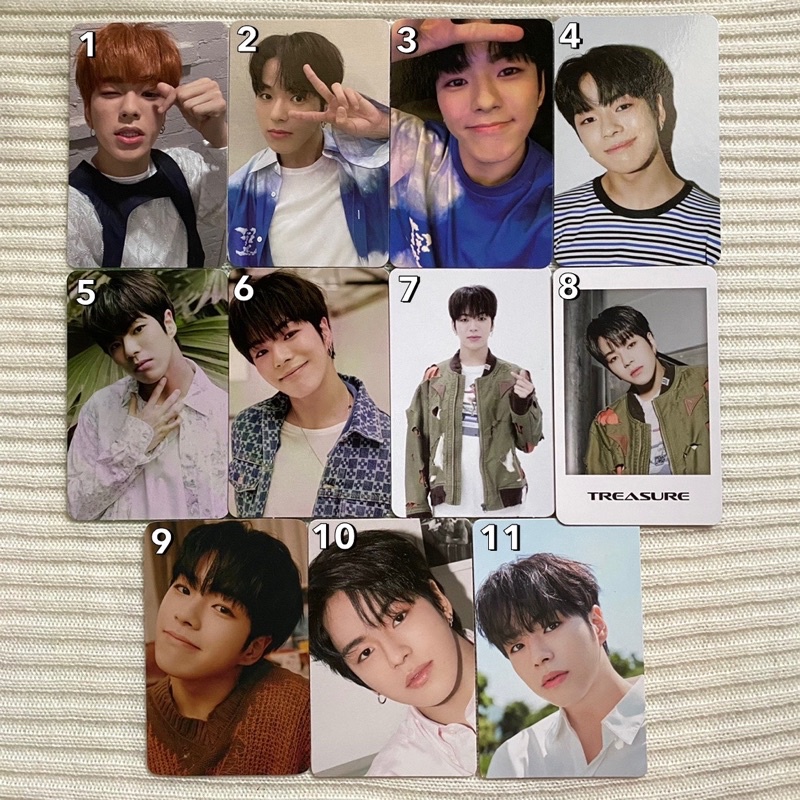 Yoon Jaehyuk Treasure Official Photocard PC The First Step TFS Chapter ch 1 2 3 black white selca pe