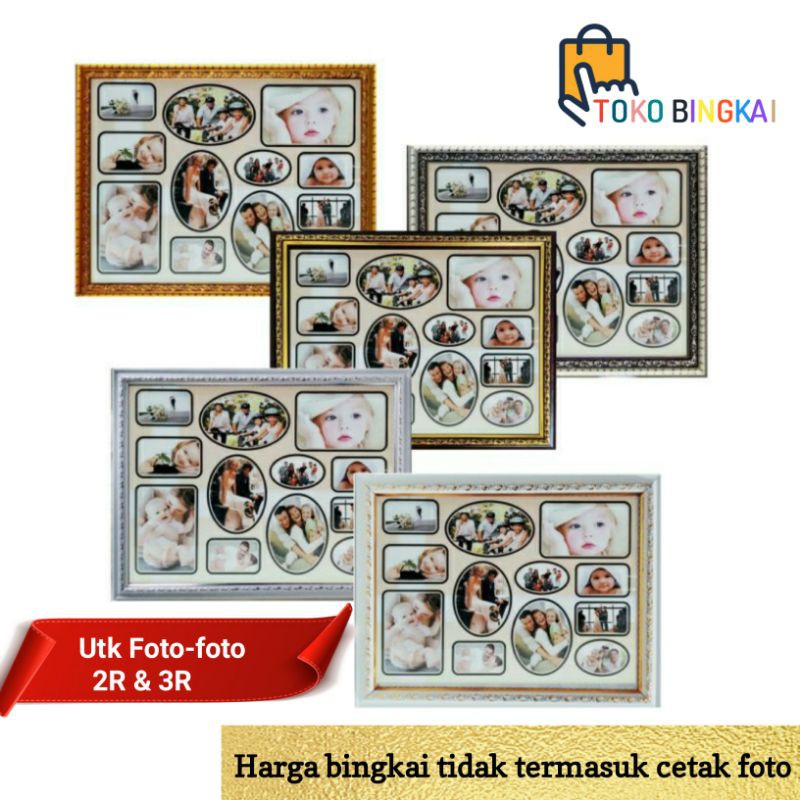 Bingkai Foto Family Frame Foto Family Pigura Keluarga 30x40 cm