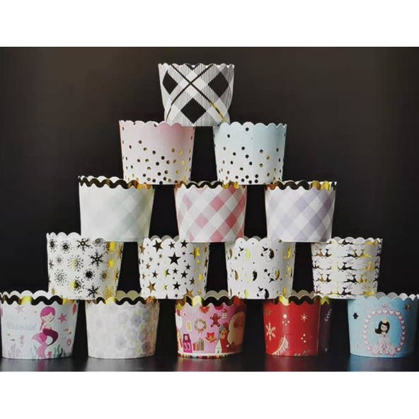 Cup Paper Cupcake 25pcs Muffin Kertas Cup Cake Cetakan Kue Cake 10