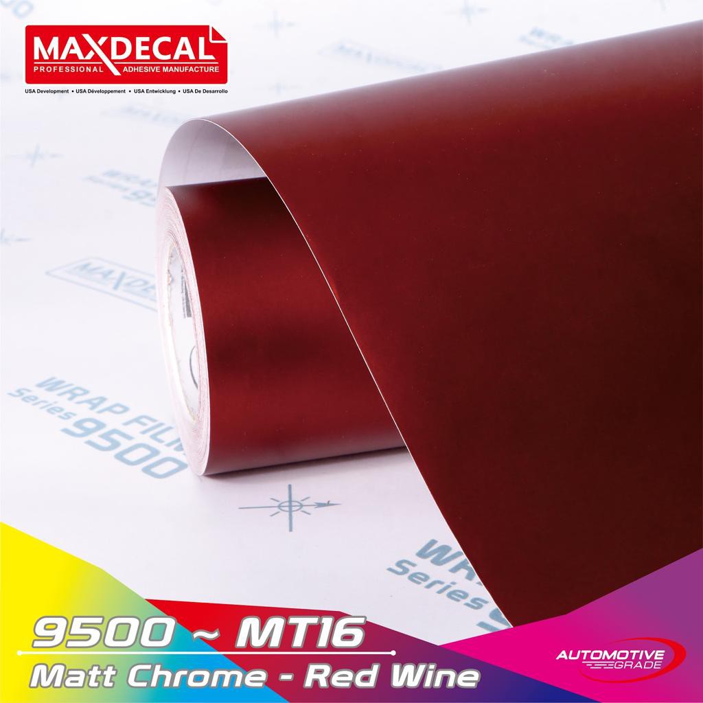 Sticker Mobil / Kendaraan Matt Chrome Red Wine Maxdecal