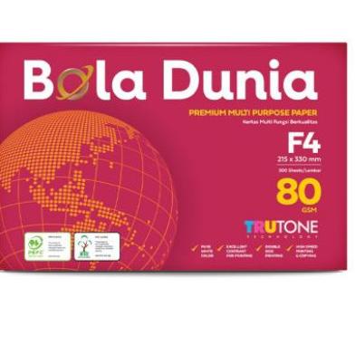 

Trend - Ter Kertas Fotocopy Print Folio F4 80 gr Bola Dunia Rim !