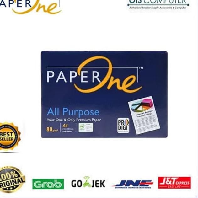 

Paper One High Speed Premium Copy Paper 80 Gram Kertas HVS A4 PaperOne