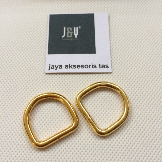 Ring D tas 2.0 cm gold