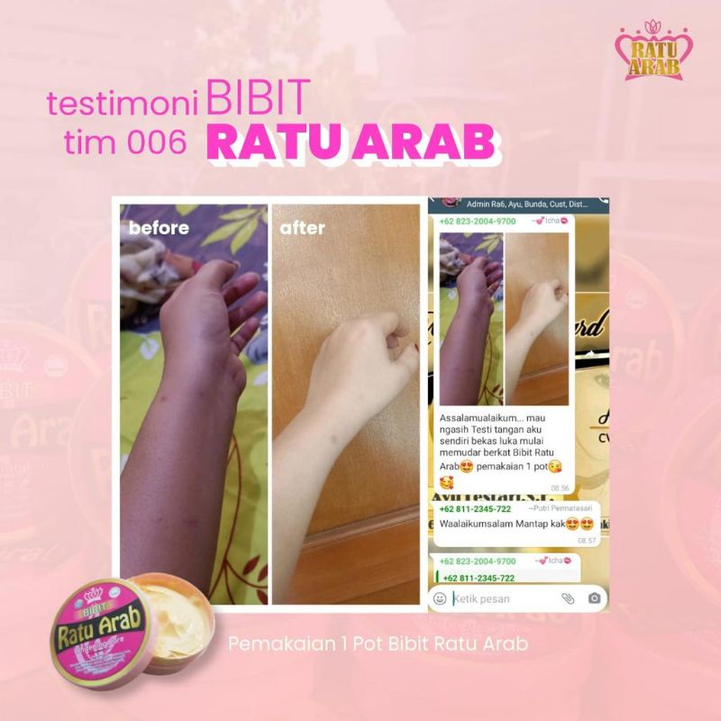 BIBIT RATU ARAB ORI LOTION PEMUTIH BPOM