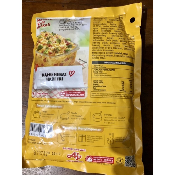 MASAKO Besar 250 Gr Bumbu Kaldu
