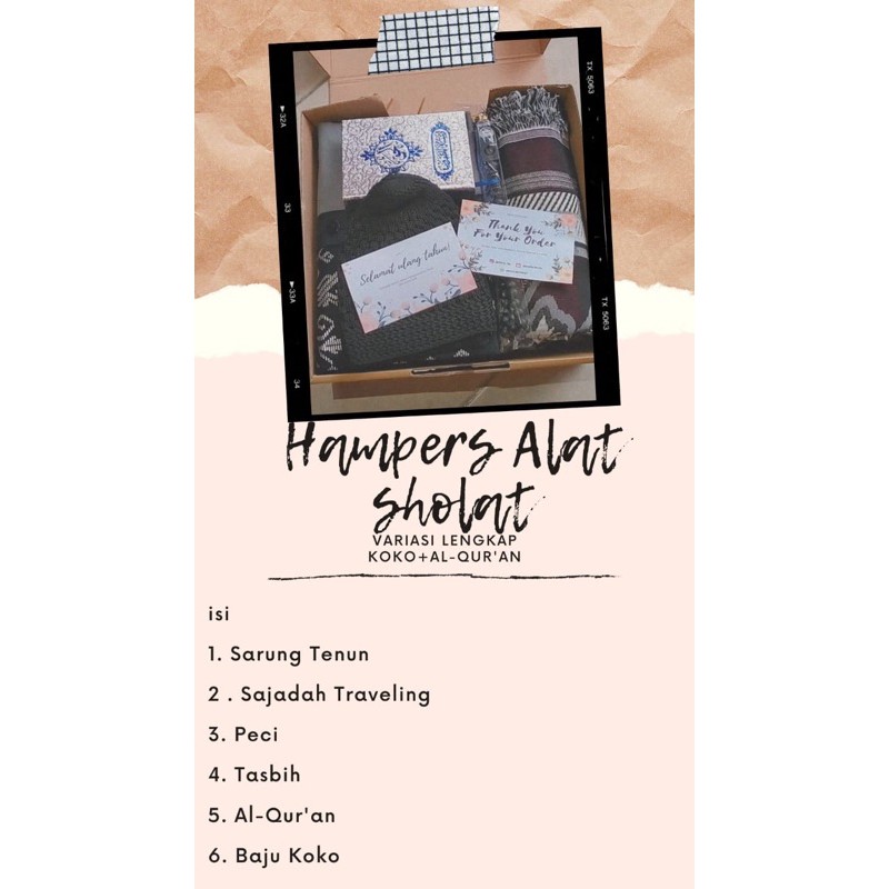 Paket Birthday cowok||Hampers cowok||Hampers lebaran||Hampers ramadhan||Paket alat solat