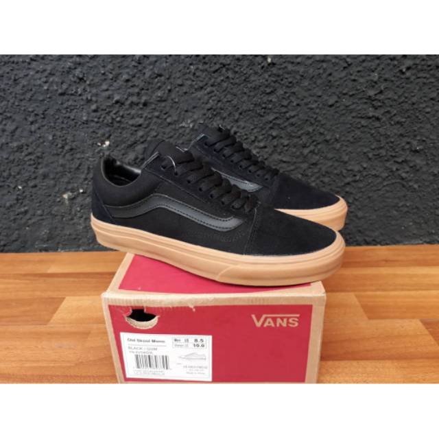 Vans OLD SKOOL BLACK GUM MONO PREMIUM BNIB MADE IN CHINA Waffle DT Size 40/41/42/43/44