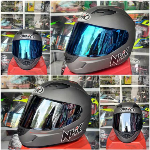 Flat visor iridium NHK gp1000 NHK gptech