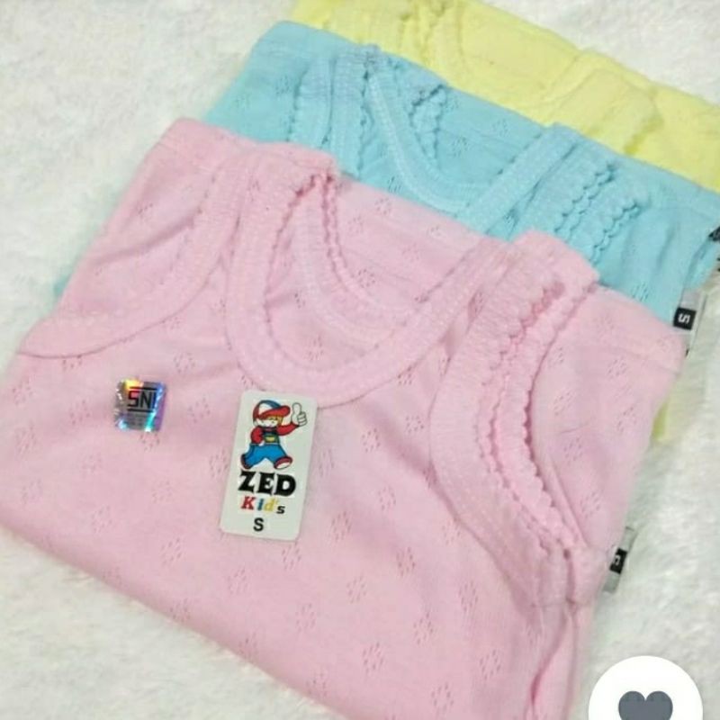 Kaos dalam anak merk zed kids