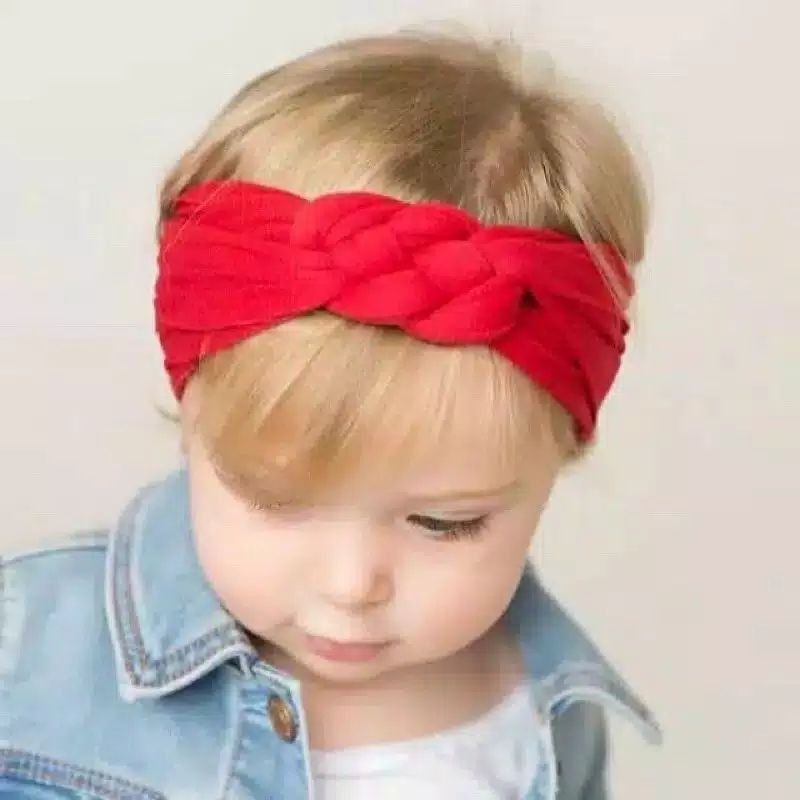 BANDANA bayi KEPANG |headband Baby Perempuan New born Usia 0-3 Tahun Premium