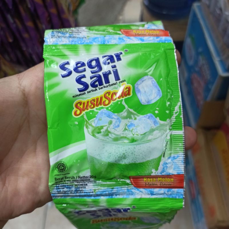 

Minuman Segar Sari Susu Soda 20g Melon