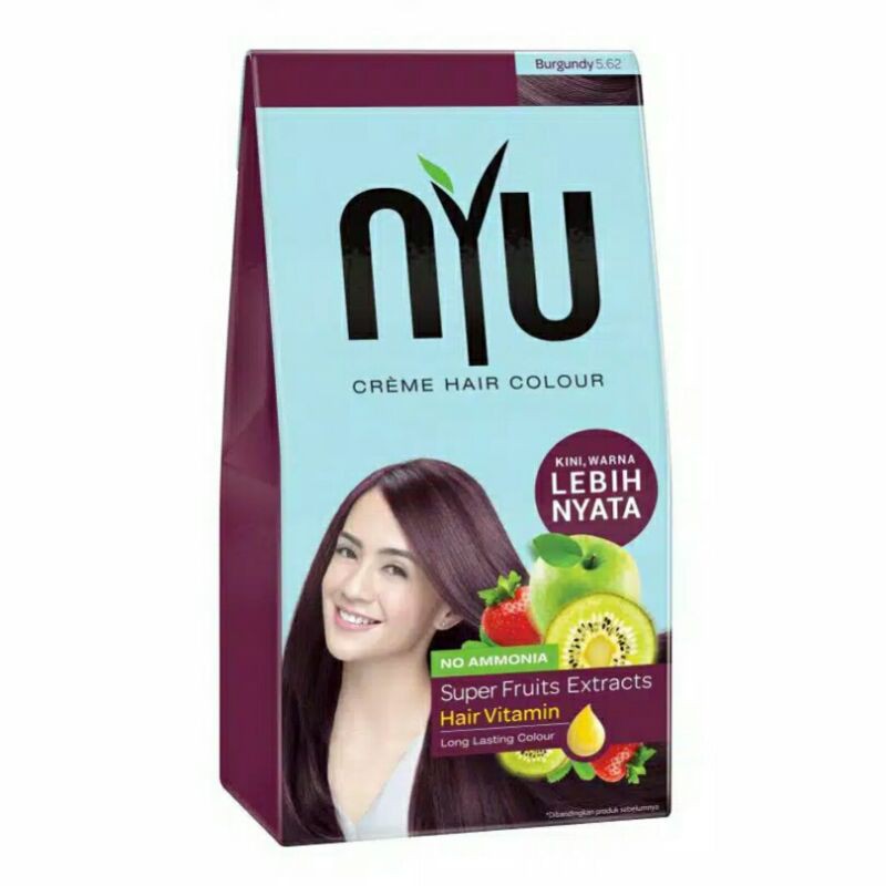 NYU Pewarna Rambut Burgundy