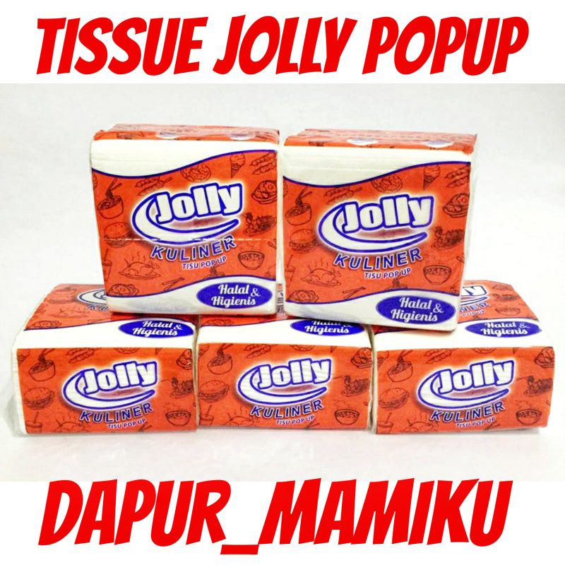 DAPURMAMIKU Tisu Jolly Popup Tisu kecil jolly pop up Tissue meja kuliner