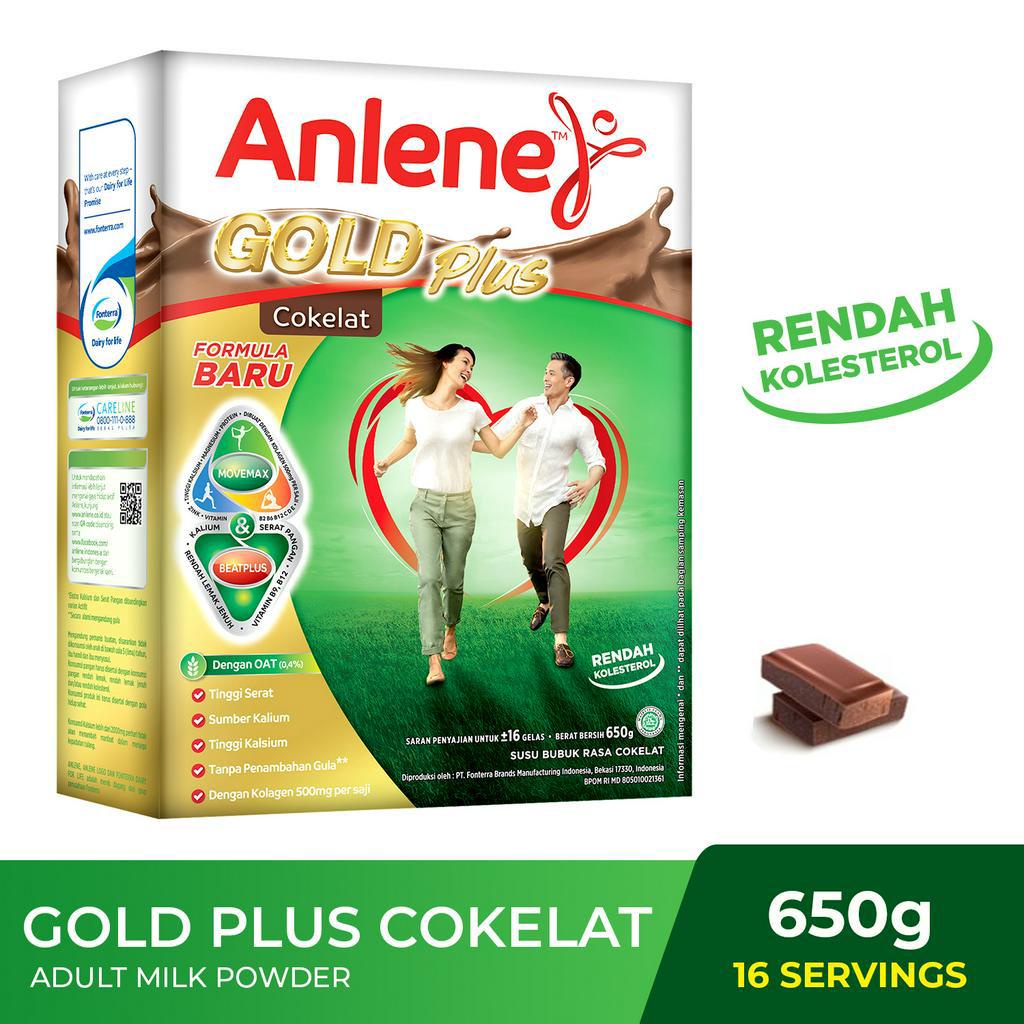 

Anlene Gold Plus Chocolate - Susu Bubuk 650 gr