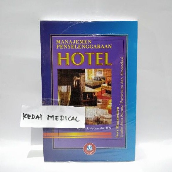 [ ORIGINAL ] BUKU MANAJEMEN PENYELENGGARAAN HOTEL AGUS SULASTIYONI TERBARU