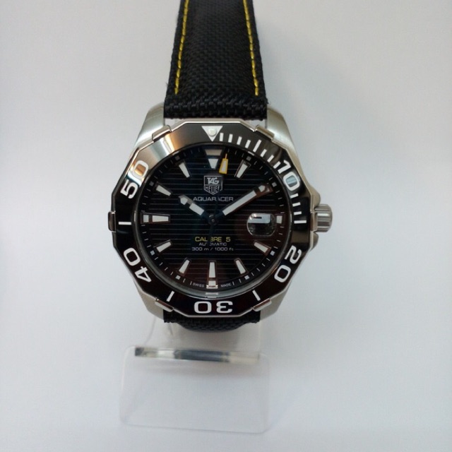 Tag Heuer Aquaracer Cal 5 300m Leather Strap