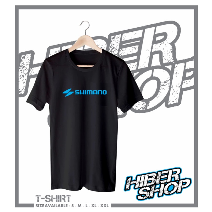 KAOS BAJU DISTRO PRIA WANITA SPORT SHIMANO FISHING LOGO MANCING MANIA MURAH KEREN - HIBER SHOP