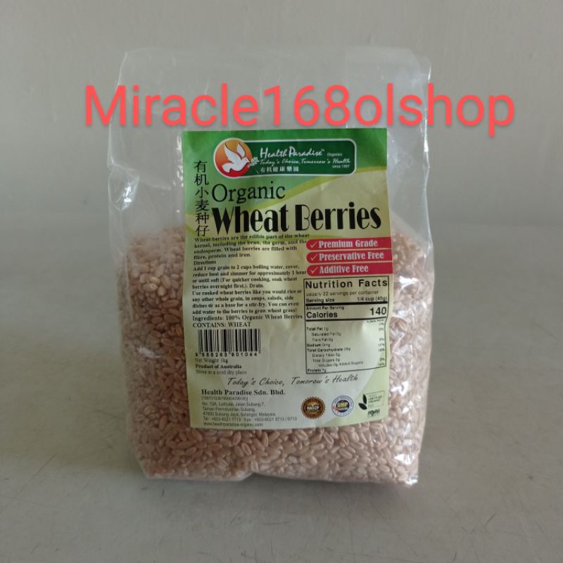 

Gandum Organic Wheat Berries