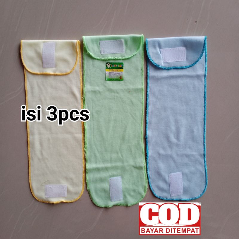 gurita bayi rekat polos isi 3 pcs