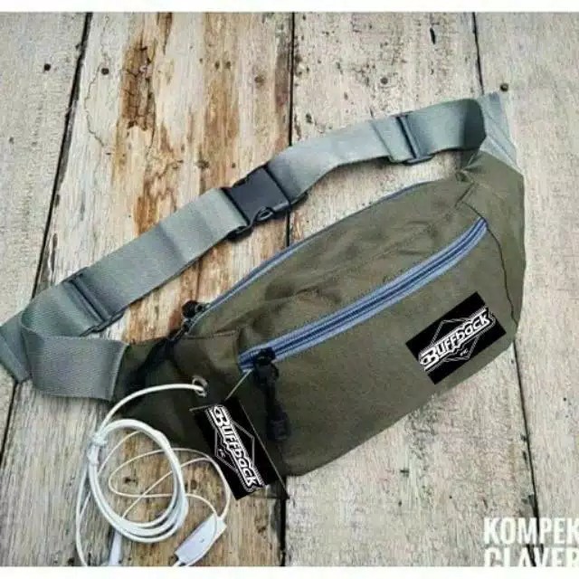 Waistbag Pria - TRM WATERPROOF LIPAT 1AX802 Oranye. Bisa di Lipat. Parasud Y18 pria Army Murah Meria