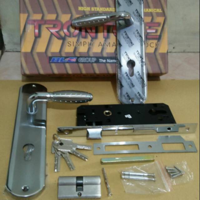 Kunci Pintu Besar Trontone T91 NP | Handle Pintu Besar | Bellucci