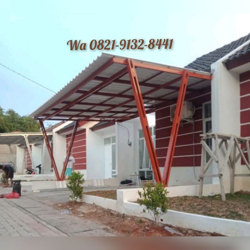 Jual Kanopi kantor toko rumah minimalis Jogja harga per meter persegi