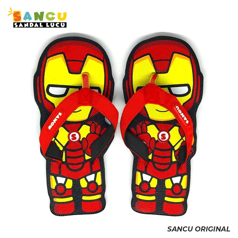 Sandal Anak Karakter Ironman Sancu