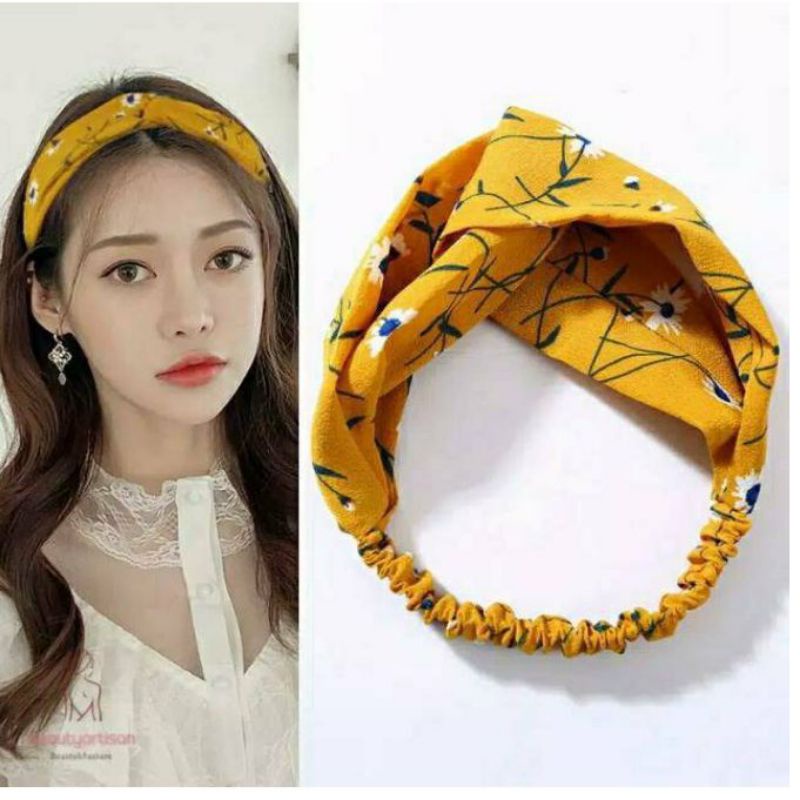 Bando Polos Bando salur Bandana simpul headband ala korea