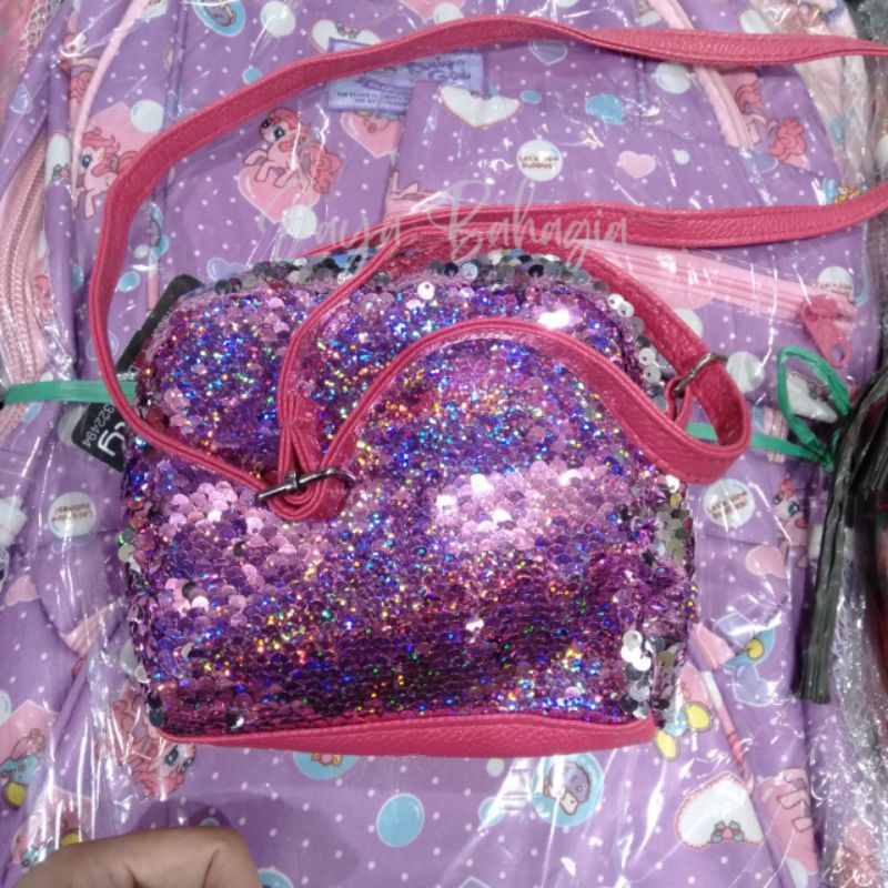 SELEMPANG MINI SEQUIN WANITA ANAK PEREMPUAN