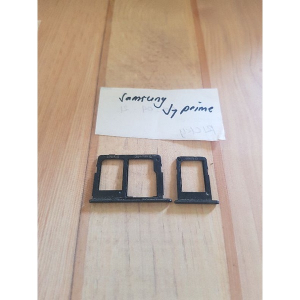 sim tray slot tempat kartu sim card Hp samsung J7 prime sparepart Ori copotan