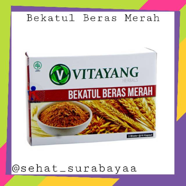 

BEST SELLER! Vitayang Bekatul Beras Merah Penurun Kolestrol terbaik