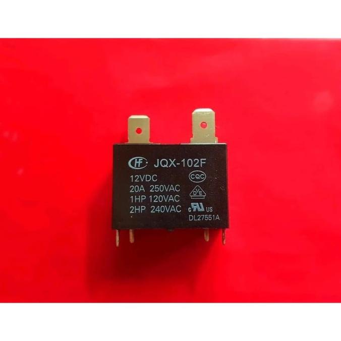 Jual Favorit] High Quality Relay Pcb Indoor Ac Jqx102F 12V Dc 20A