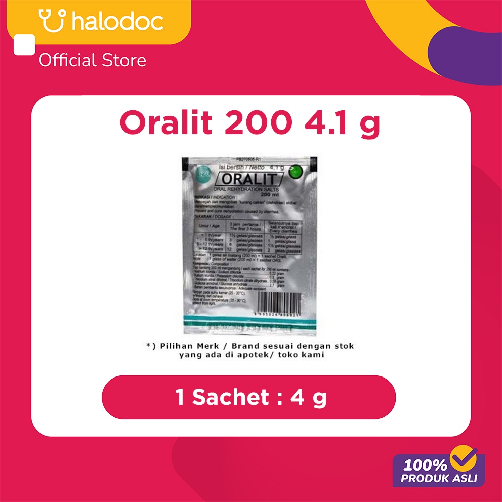 Oralit 200 4.1 g 1 Sachet