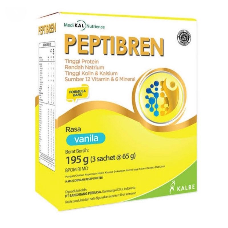 

PEPTIBREN vanilla / kacang hijau 195g