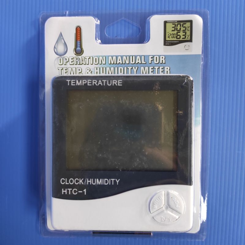 Termometer ruangan/ termometer ruang digital htc1/ higrometer 1 ruang onemed