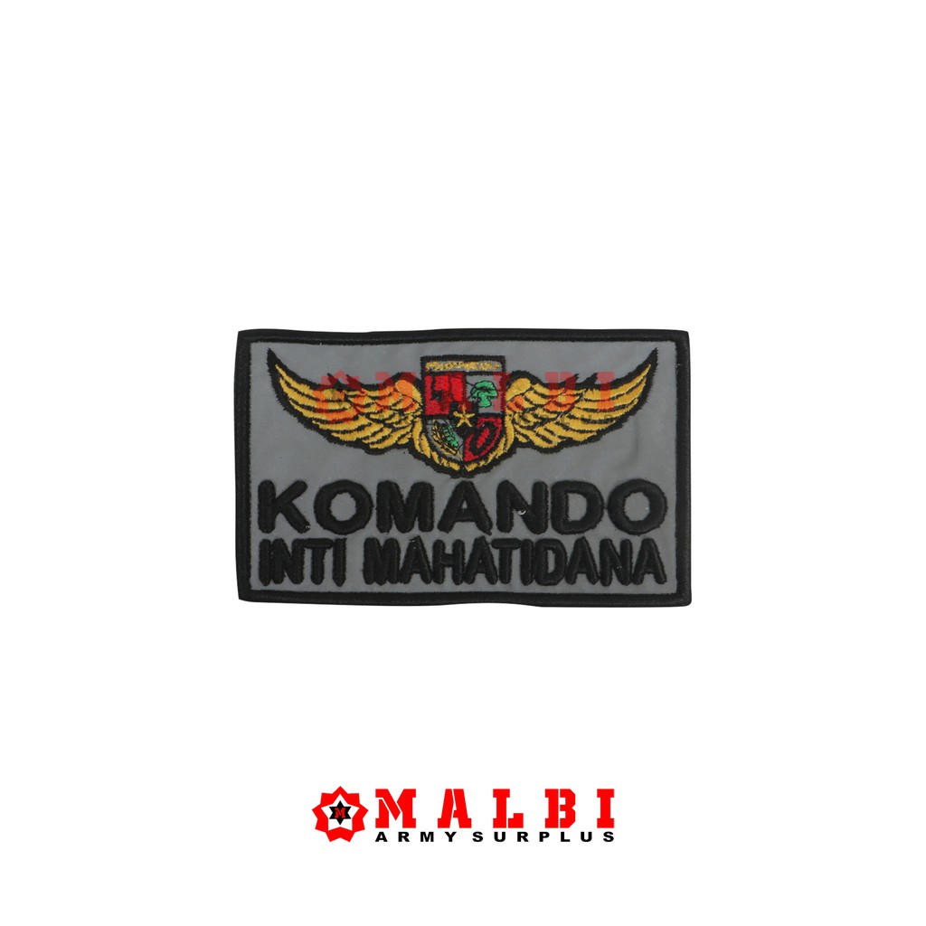 Atribut Bet Badge PEMUDA PANCASILA Komando Inti Mahatidana Besar Timbul Embos