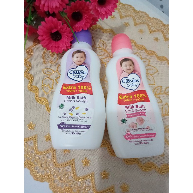 Cussons baby Milk Bath 100 Ml + 100 Ml