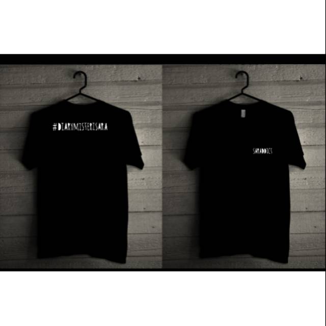 Kaos diary misteri sara murah cotton combed