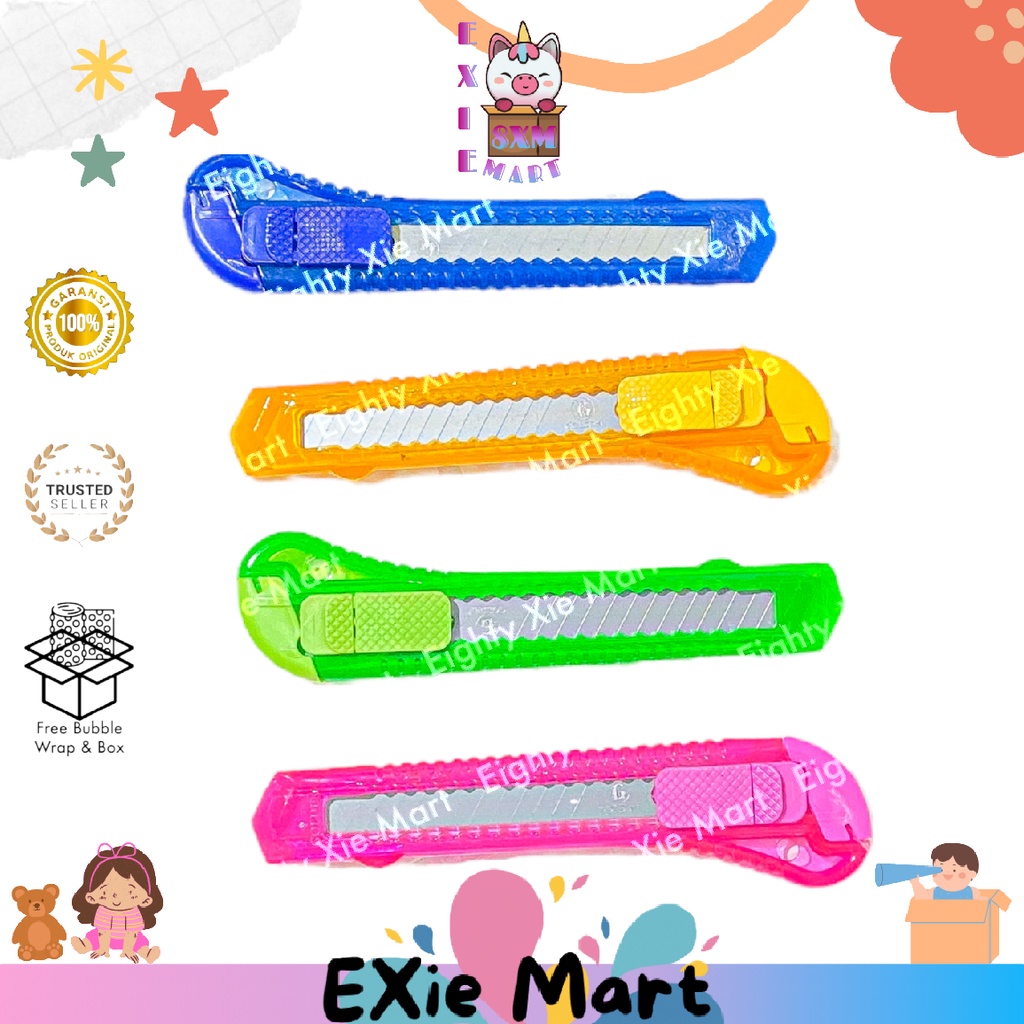

CUTTER BESAR PISAU TAJAM - PEMOTONG KERTAS - PEMOTONG SERBAGUNA