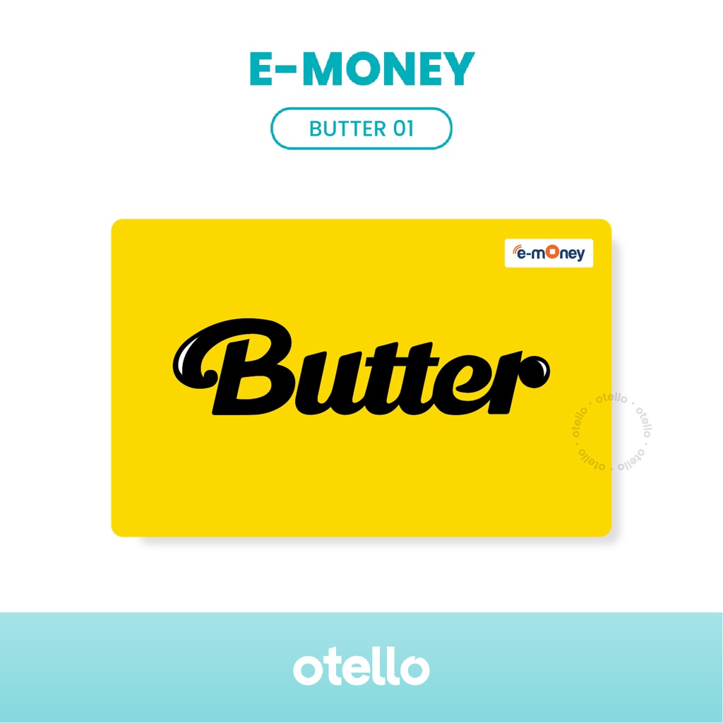 Kartu E-Money Butter BTS eMoney Card eToll Mandiri Bangtan Army Kpop K-Pop Korea Idol