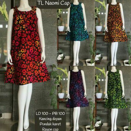 Daster Sexy Tanpa Lengan TL Naomi Cap Busui Friendly Baju Hamil